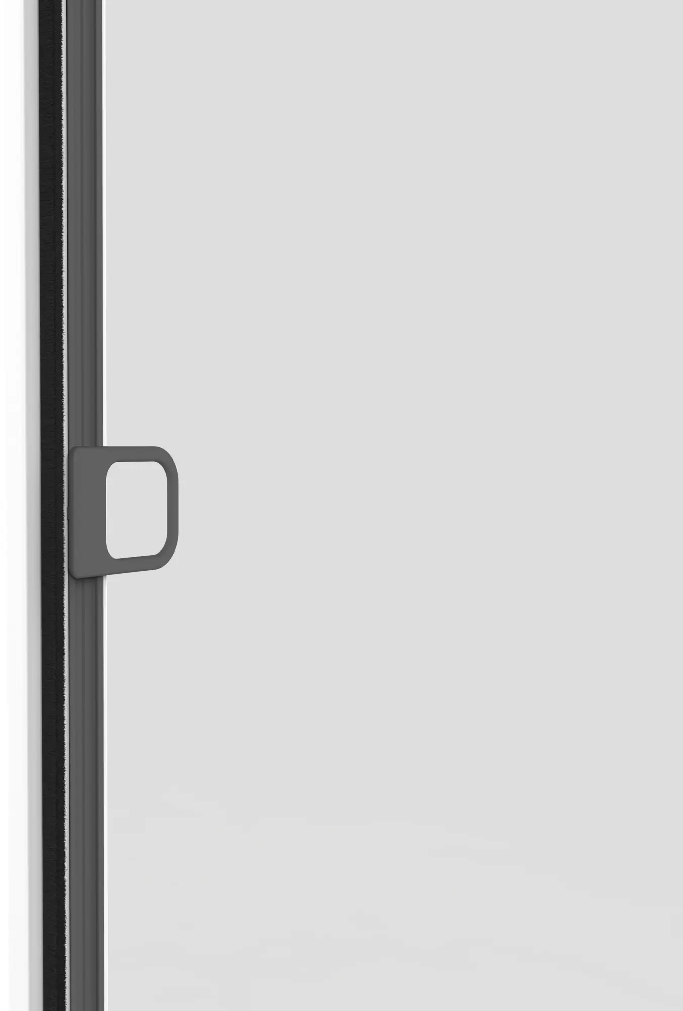 Windhager IS Fliegenschutz-Fenster Click & Protect 130 x 140 cm schwarz/anthrazit