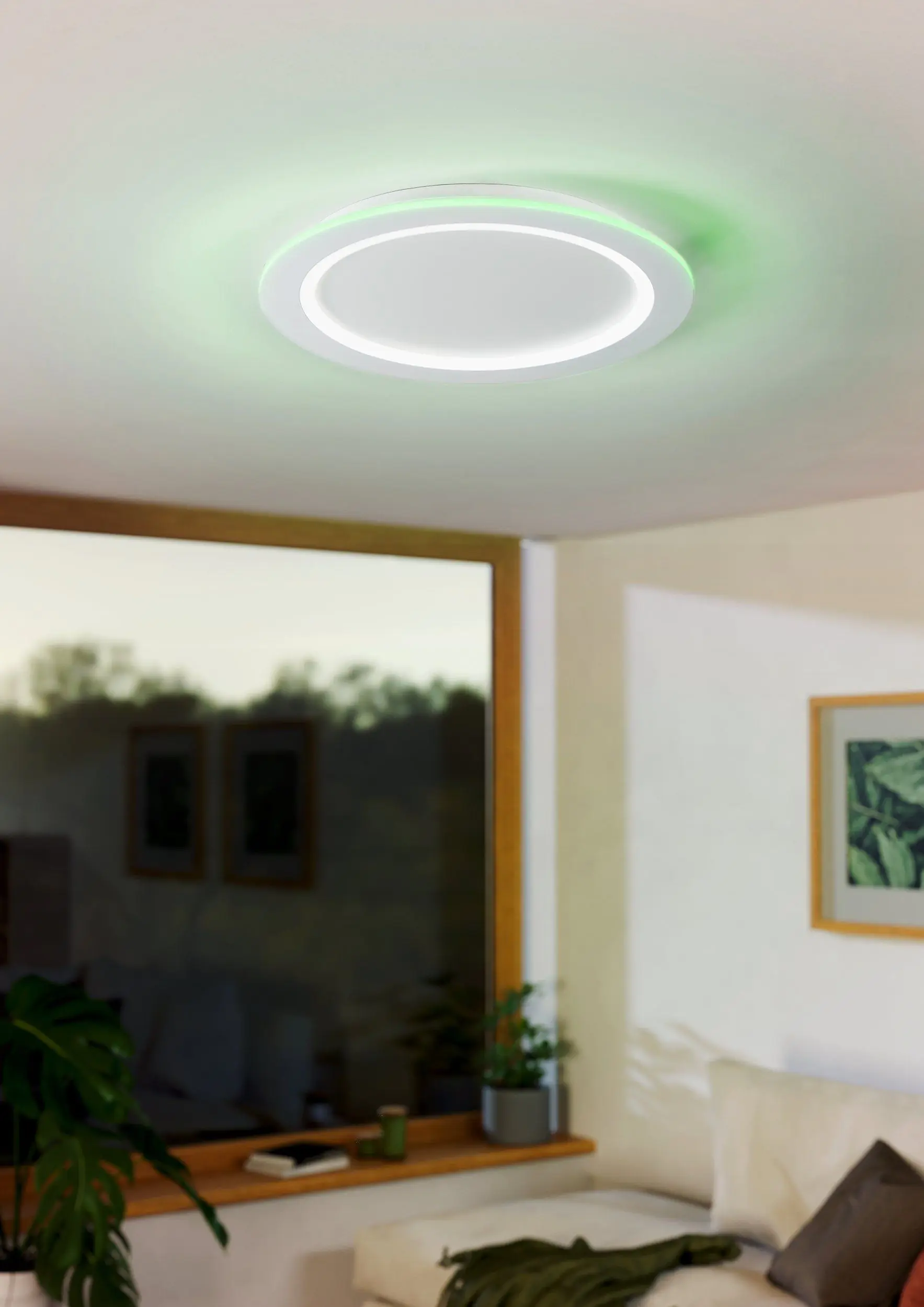 Eglo Connect LED Deckenleuchte Padrogiano-Z weiß Ø 59,5 cm Eglo Connect LED Deckenleuchte Padrogiano-Z weiß Ø 59,5 cm