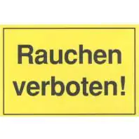 Hinweisschild Rauchen Verboten