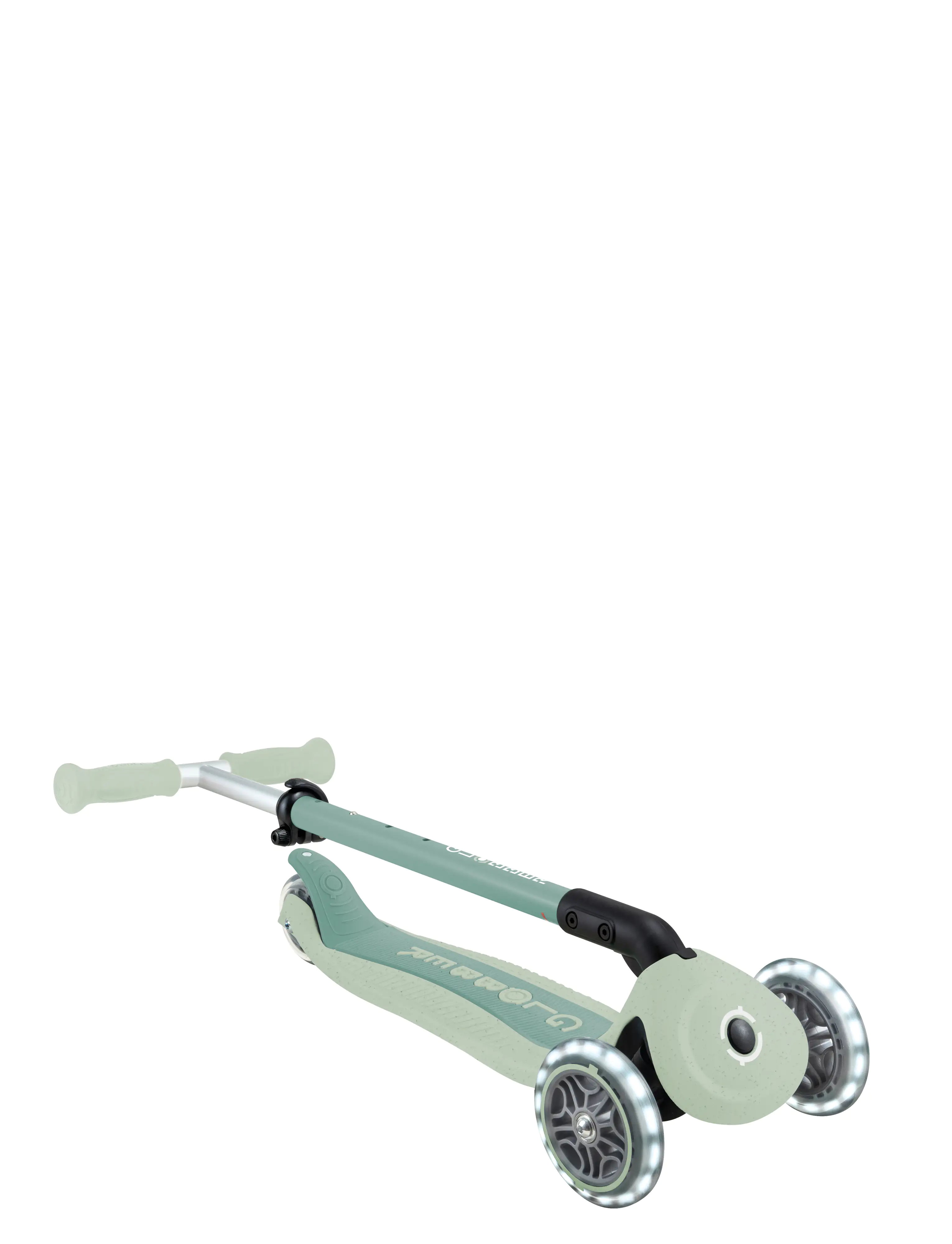 Globber 3-in-1 Fahrzeug Go-Up Active Lights Eco pistazie mit Leuchtrollen