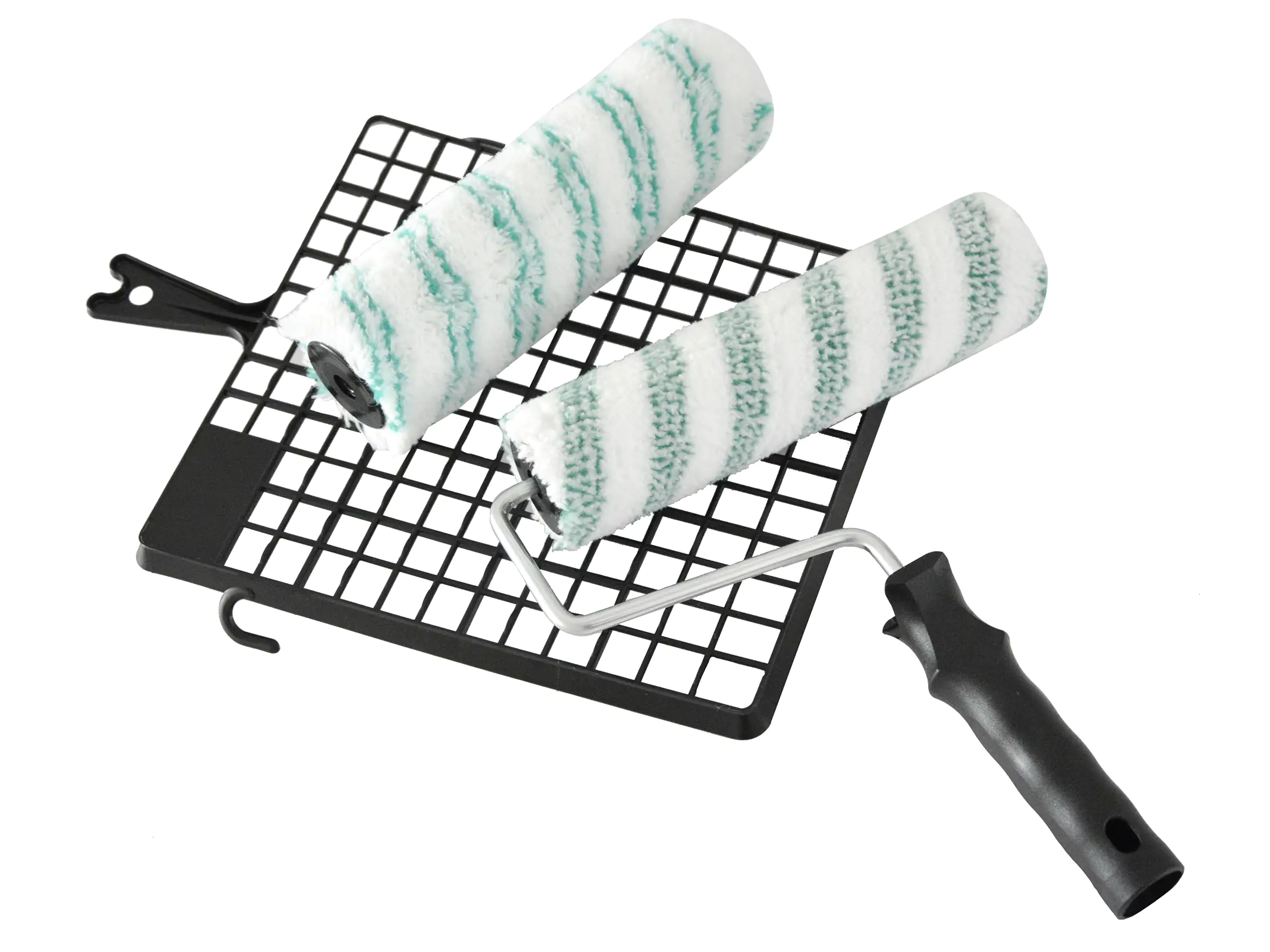 Nespoli Farbroller-Set 4-teilig mit Abstreifgitter