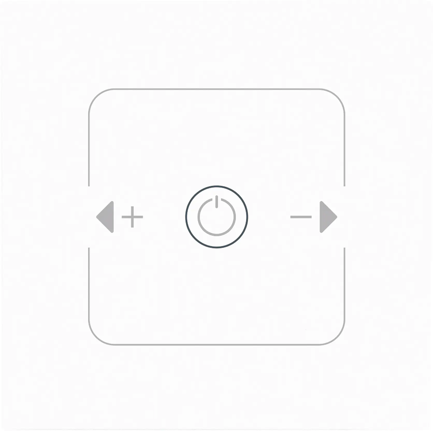 Unitec WIFI Touch Dimmer weiß Glasoptik, Tuya-App, Unterputz