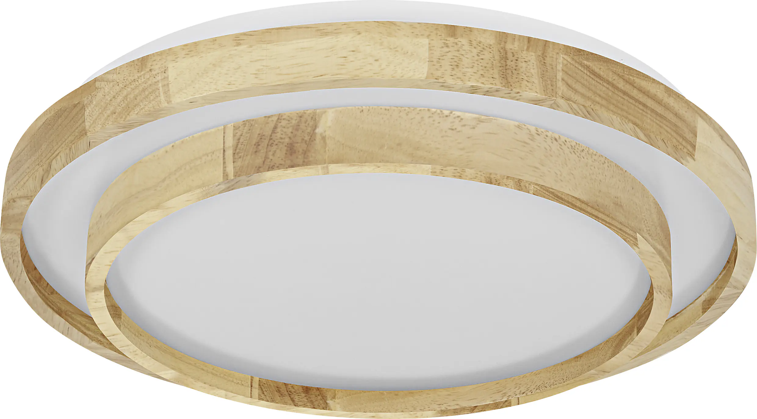 Osram LED-Deckenleuchte Orbis Razon Wood Ø 50 cm 36 W Holzdekor dimmbar