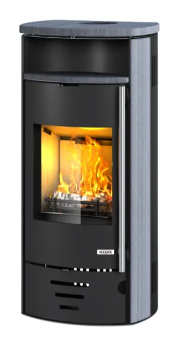 Accente Kaminofen Casablanca grey deluxe 7 kW