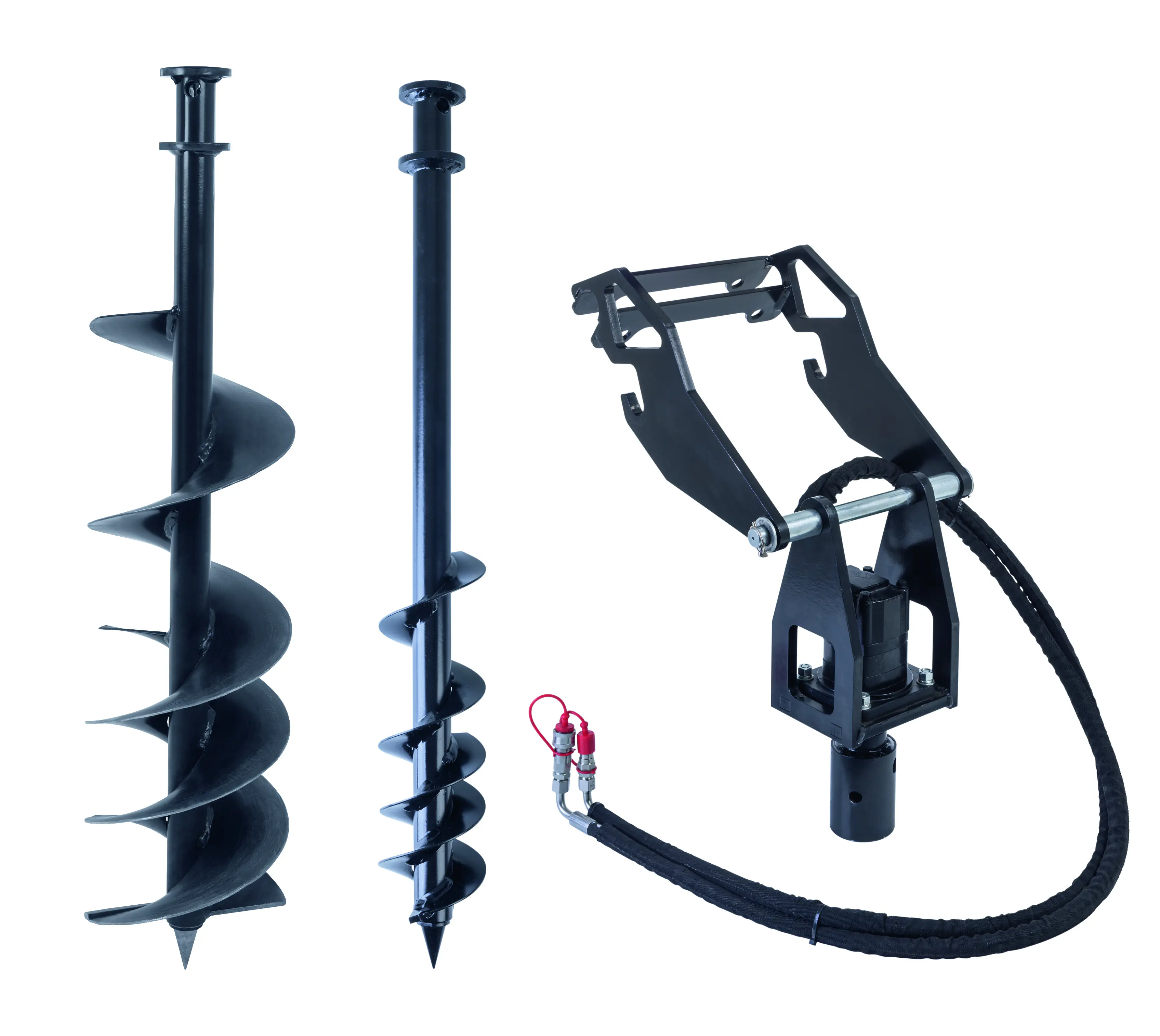 Erdbohrgerät mit Antriebseinheit für Kompaktlader MSK800