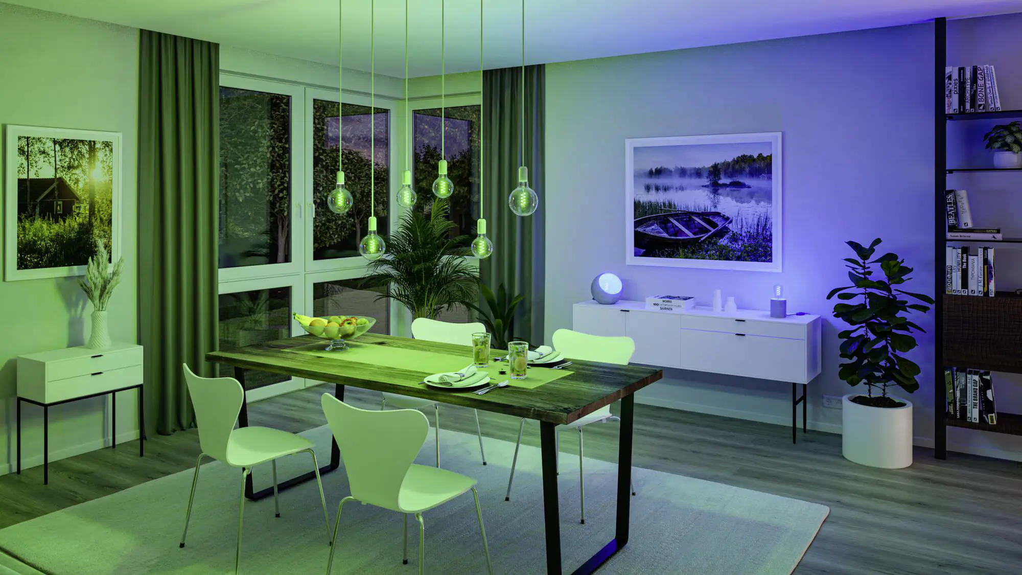 Paulmann LED Leuchtmittel ZigBee Globe 95 E27 6,3 W RGBW 3er-Pack