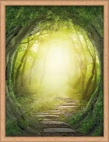 Kunststoff Bilderrahmen Design Frames eiche 18 x 24 cm