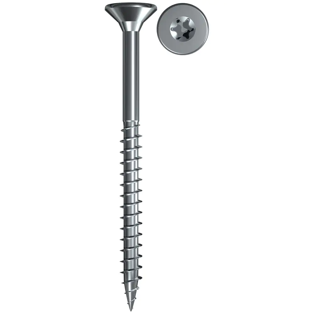 Fischer Universalschrauben 4,0 x 45 mm TX 20 Senkkopf Edelstahl A2 Teilgewinde 100 Stück