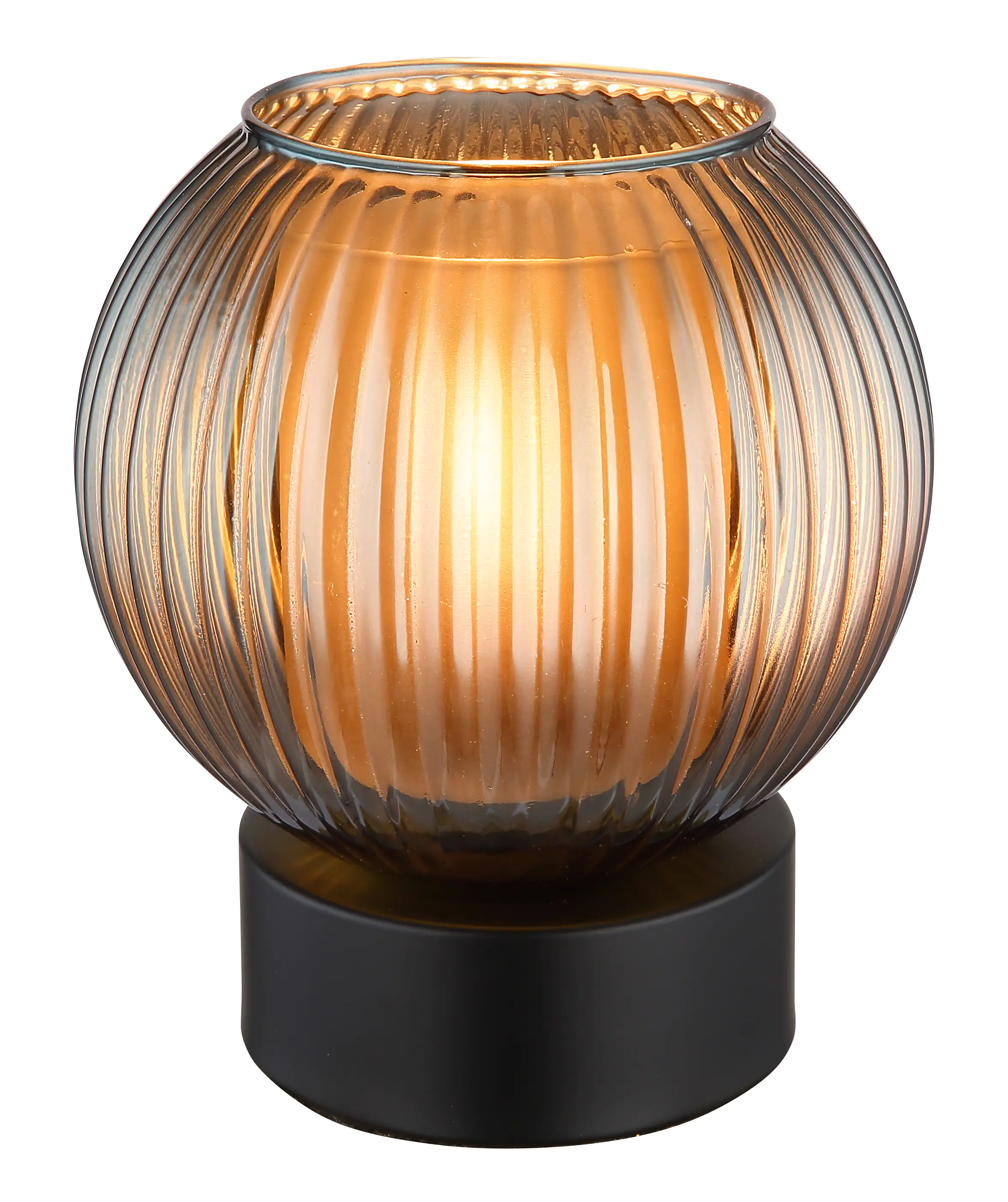 Globo Tischleuchte Zumba schwarz petrol 17 x 15 cm E27