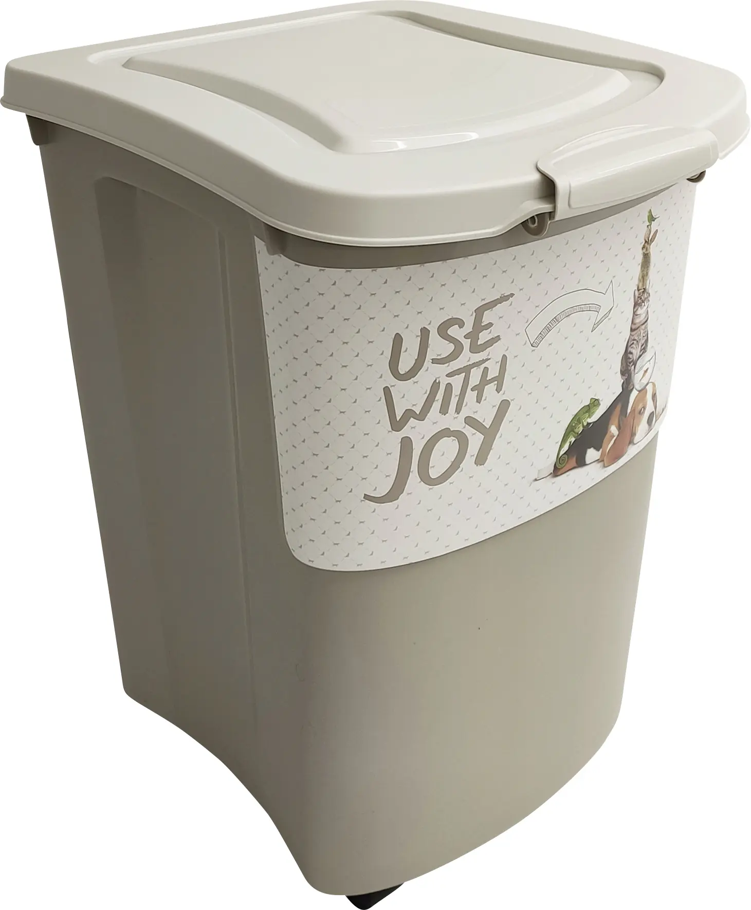 Rotho Tierfutterbehälter Archie mit Deckel Inhalt 38 l