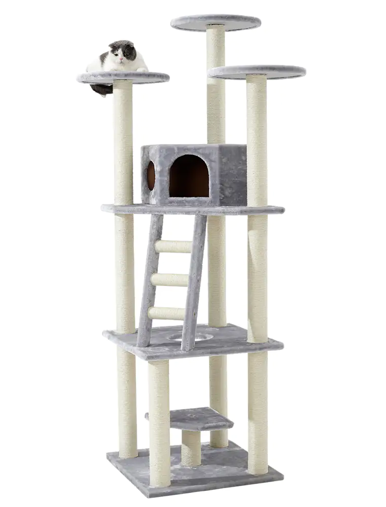 Nobby Kratzbaum Classic Sultan H 197 cm grau