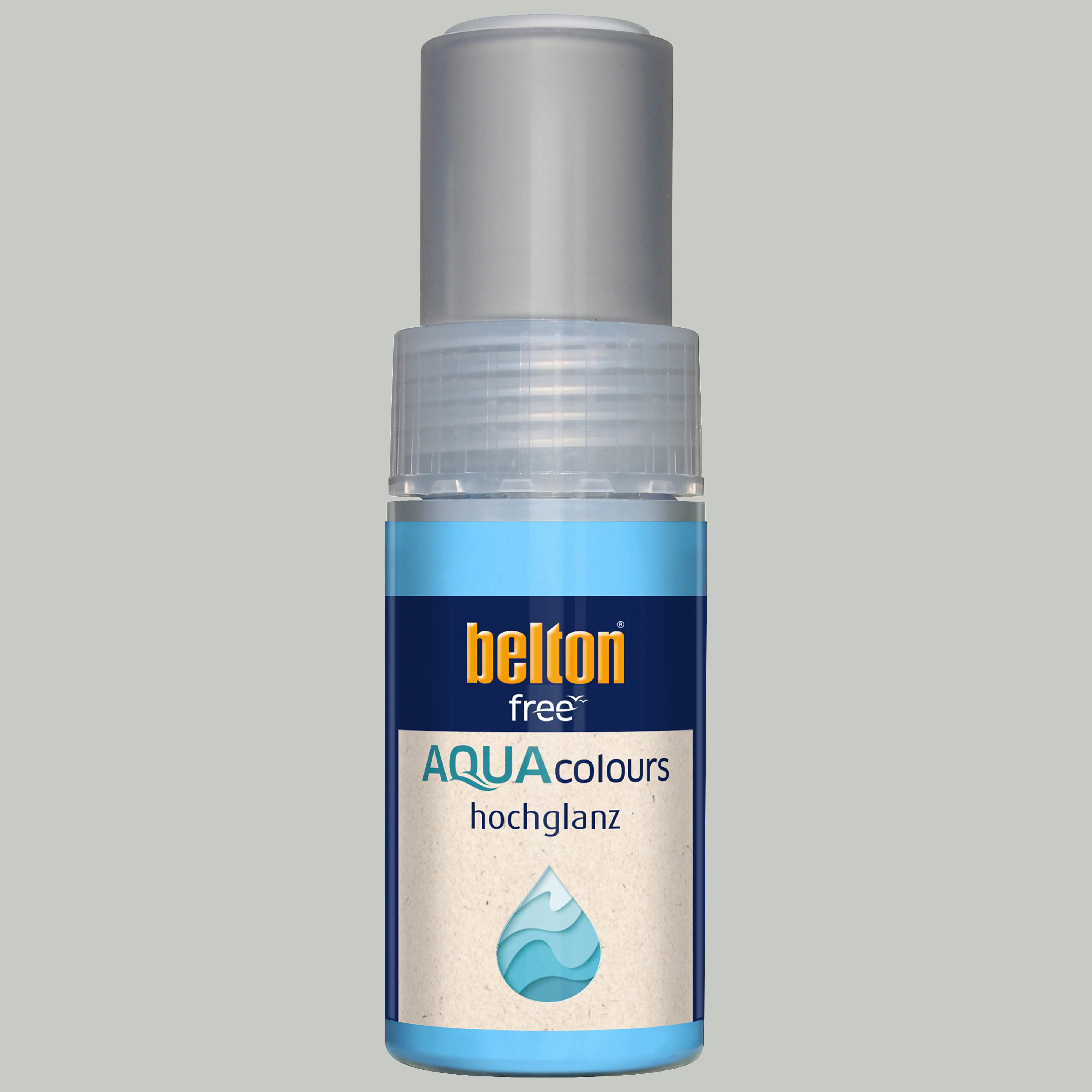 belton free Lackstift AQUAcolours 9 ml lichtgrau hochglanz