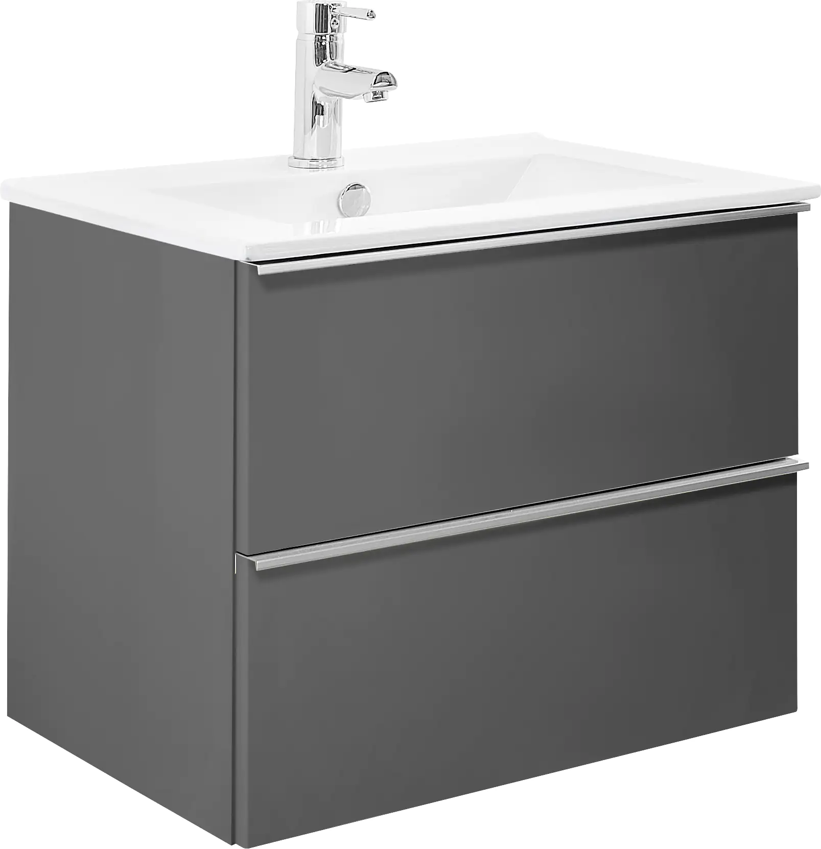 4017026180889 Primaster Waschtischunterschrank Düsseldorf grau 59 cm