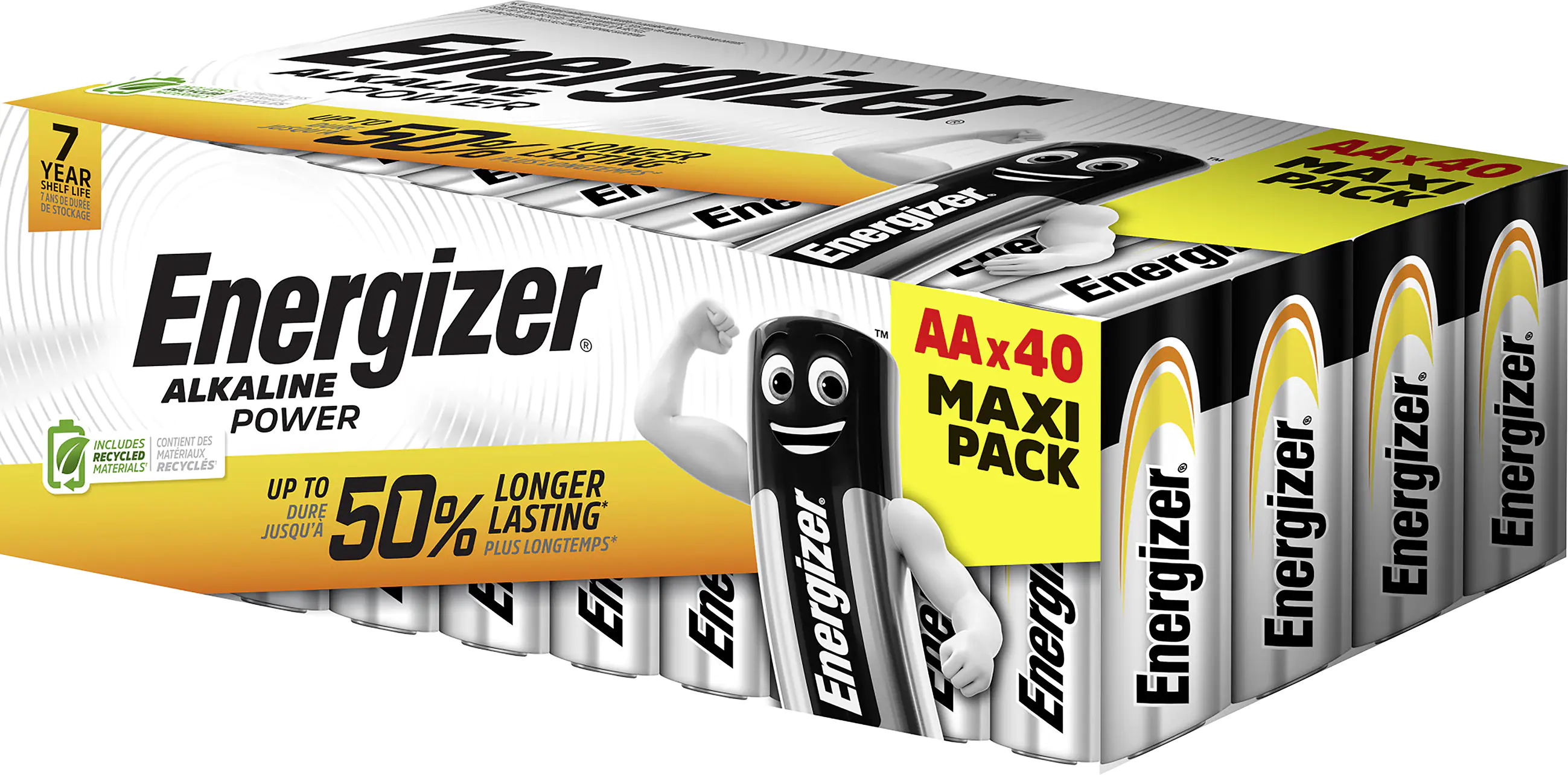 Energizer Alkaline Power Mignon AA LR6 40er Pack Energizer Alkaline Power Mignon AA LR6 40er Pack