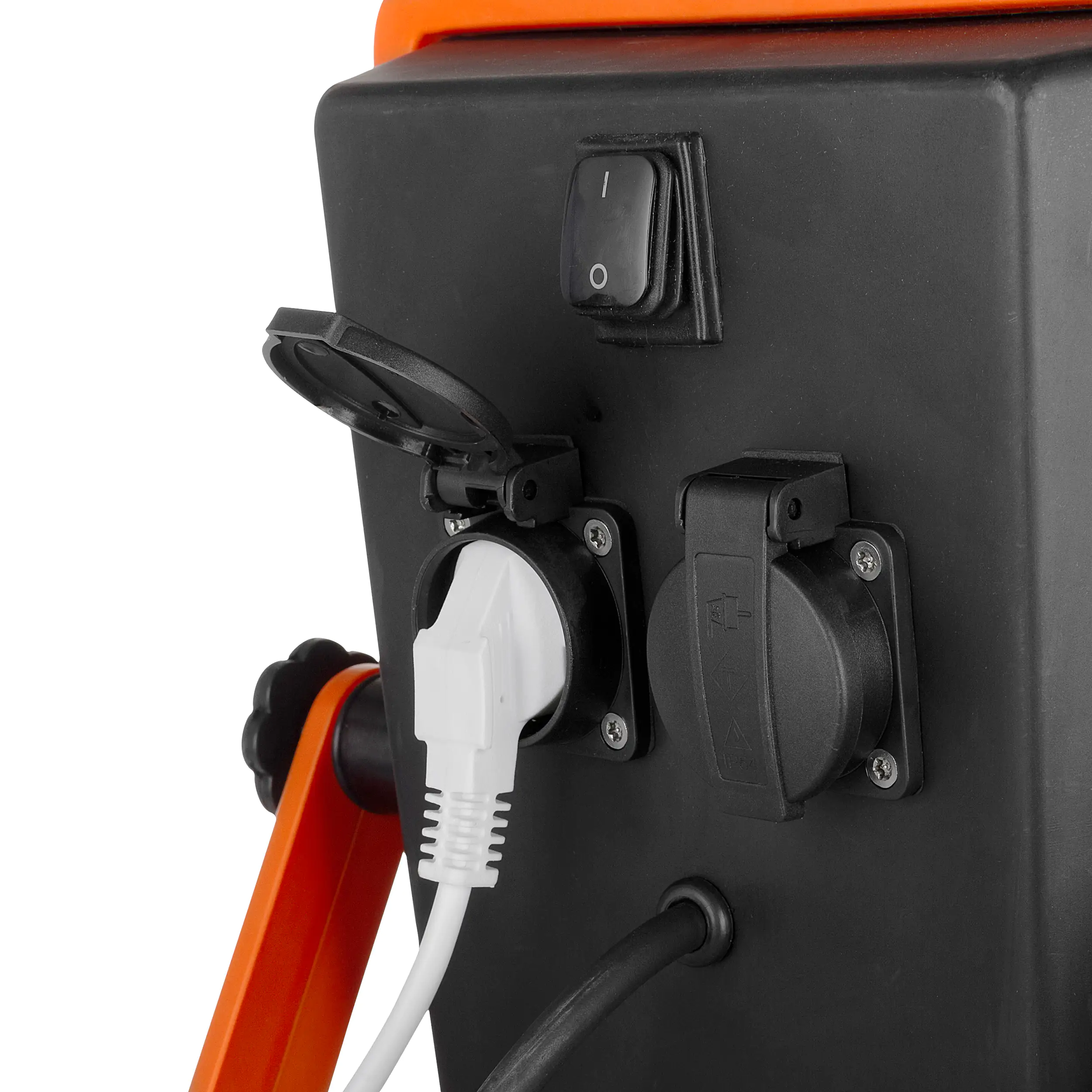 Smartwares LED-Arbeitsleuchte 50 Watt, klappbar, 2 Schutzkontaktsteckdosen