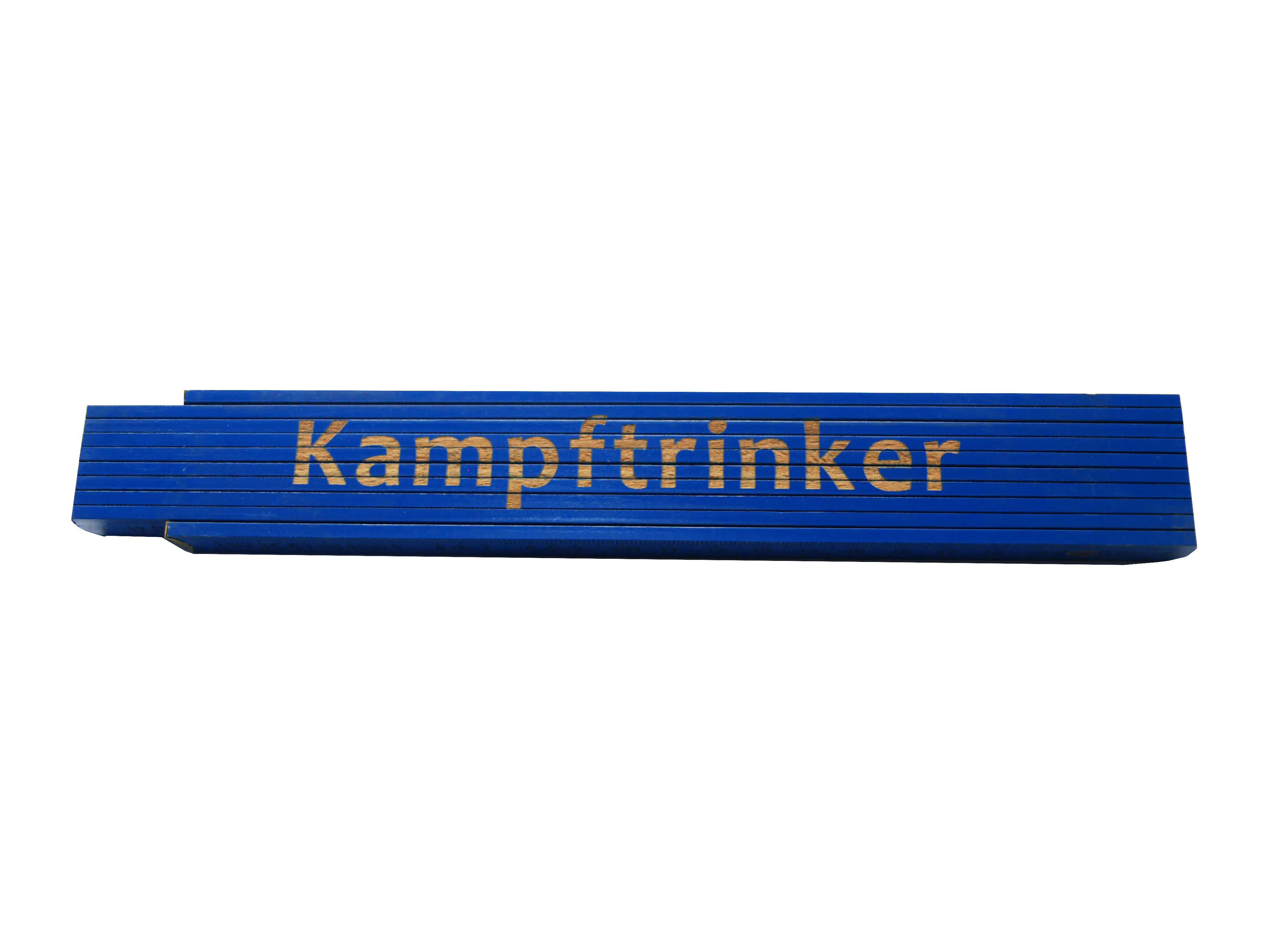 Zollstock Kampftrinker 2 m blau