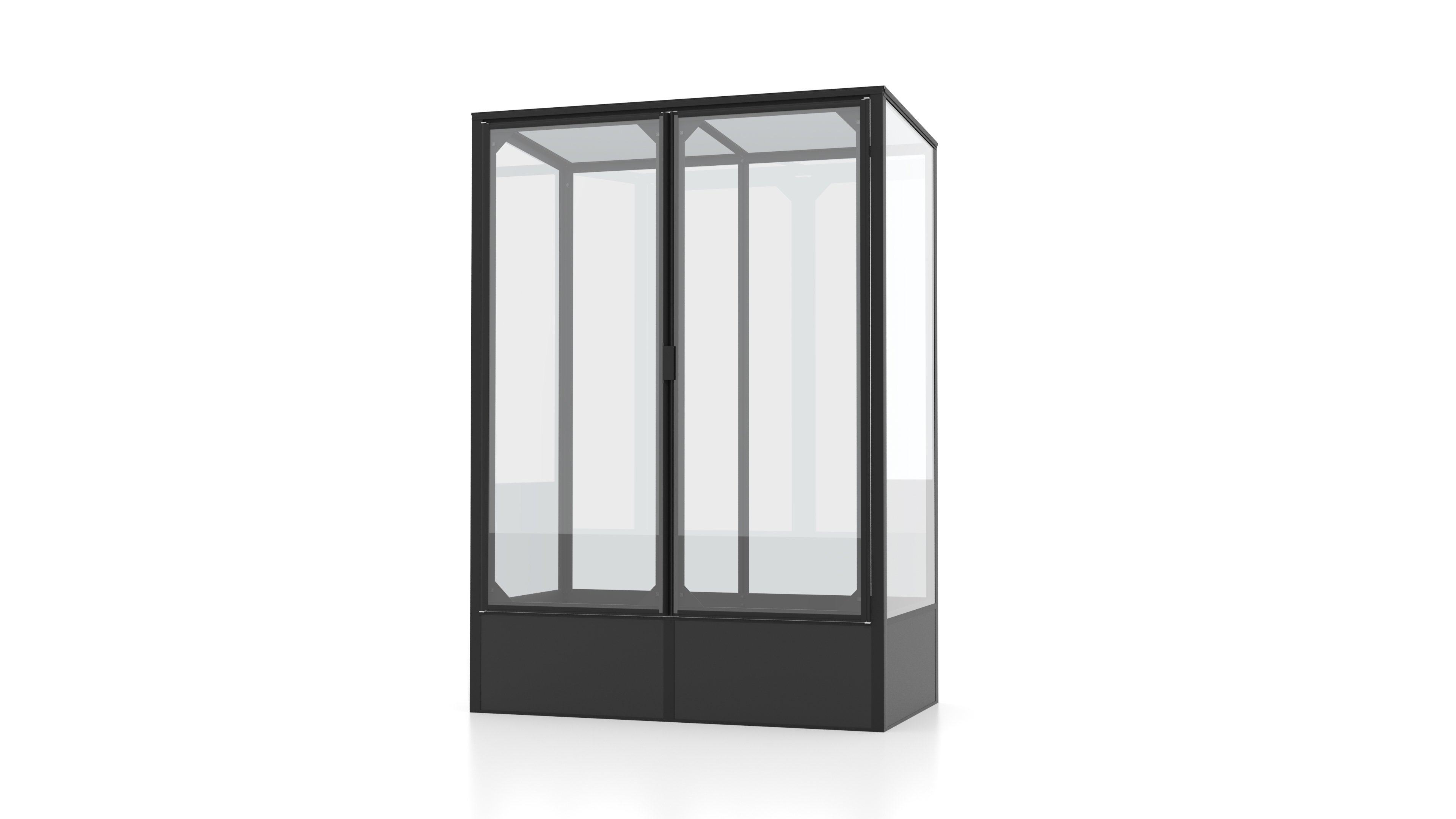 Vitavia Tomatenhaus-Set Napoli 900 ESG 3 mm schwarz 131 x 68 cm 