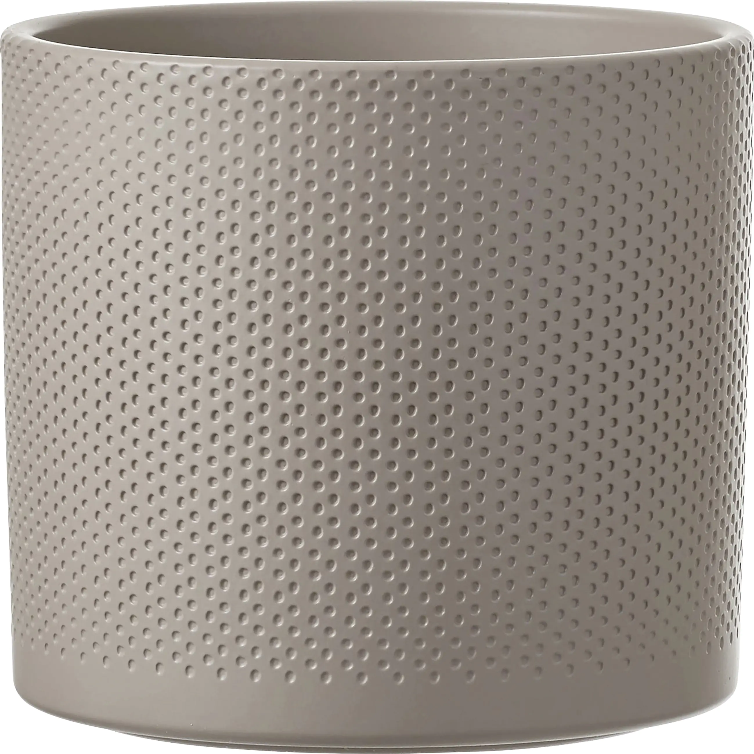 Mica Übertopf Era  Ø 19,5 x 17,5 cm taupe relief 