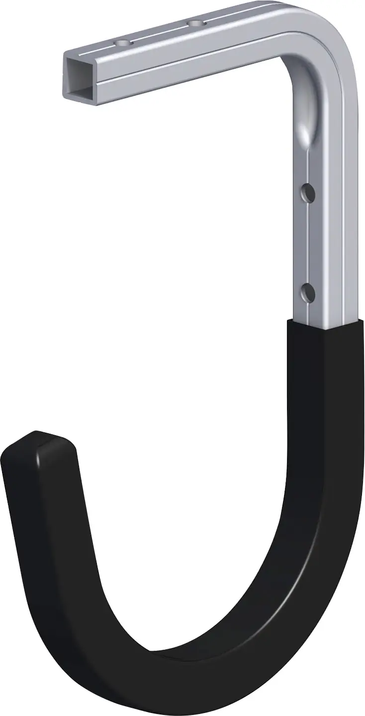 coaxis®-Wand- und Deckenhaken, gummiert 110 mm 110 x 165 x 90 mm schwarz