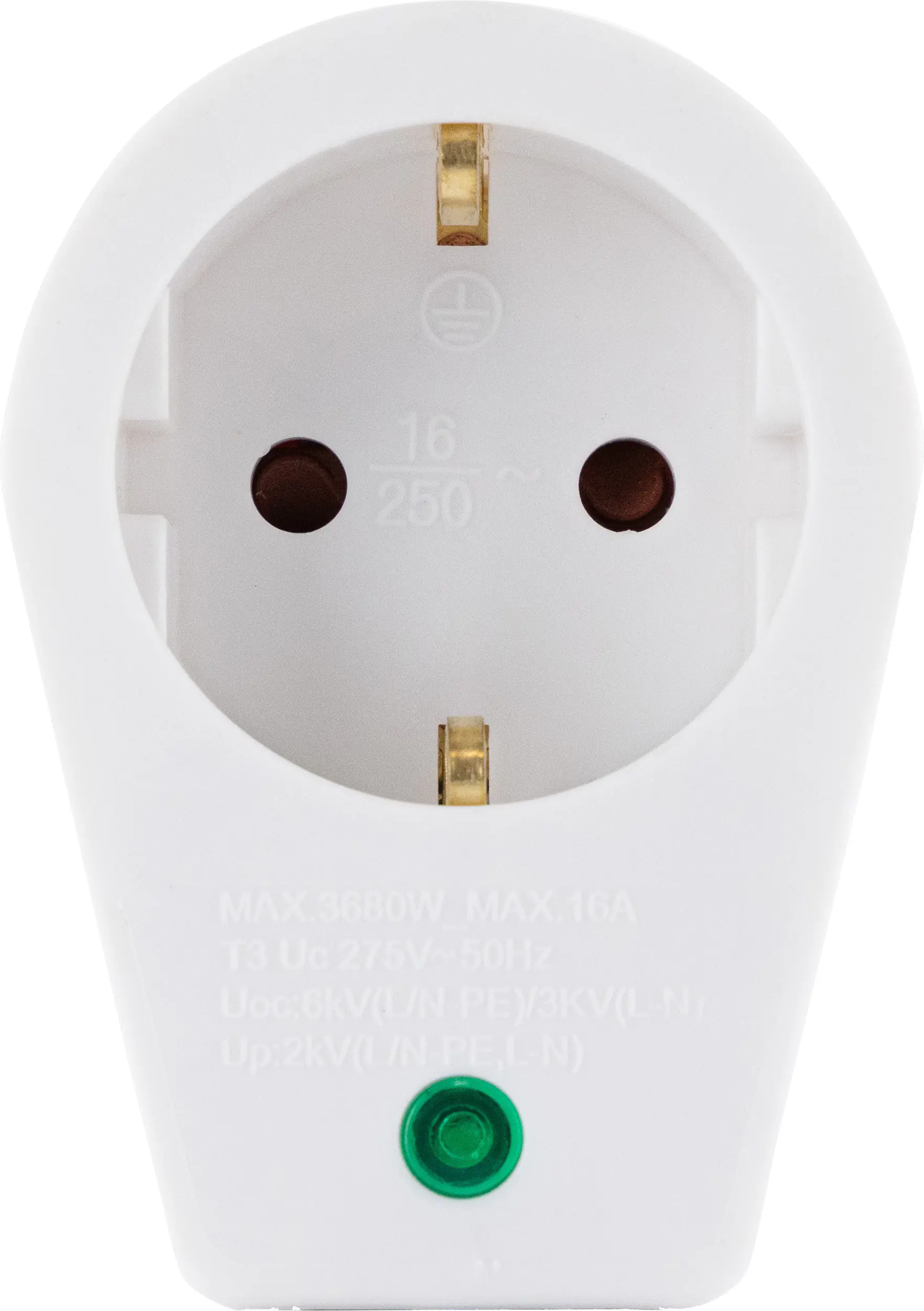 REV Steckdosenadapter 1-fach weiß