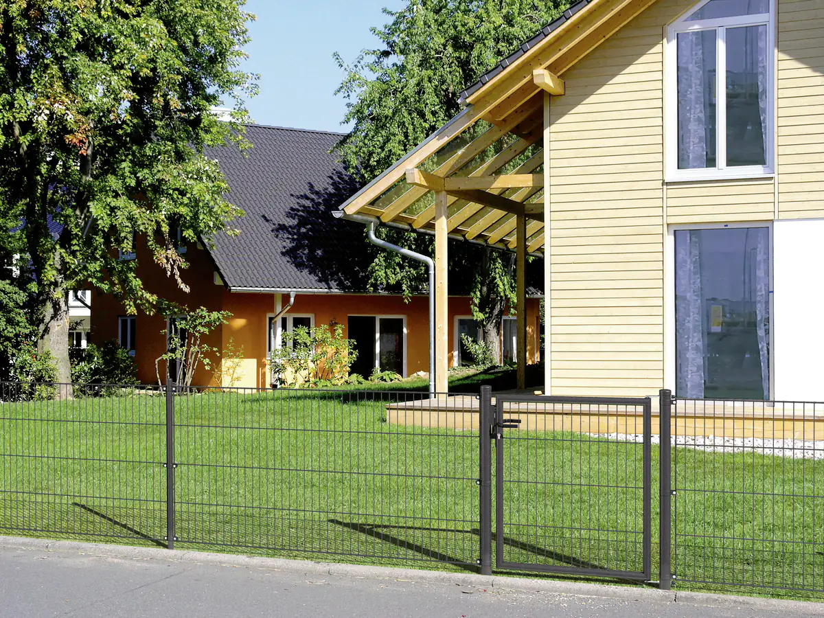 Alberts Anbauset Einzelmatten 2 m 125 cm 8/6/4 anthrazit