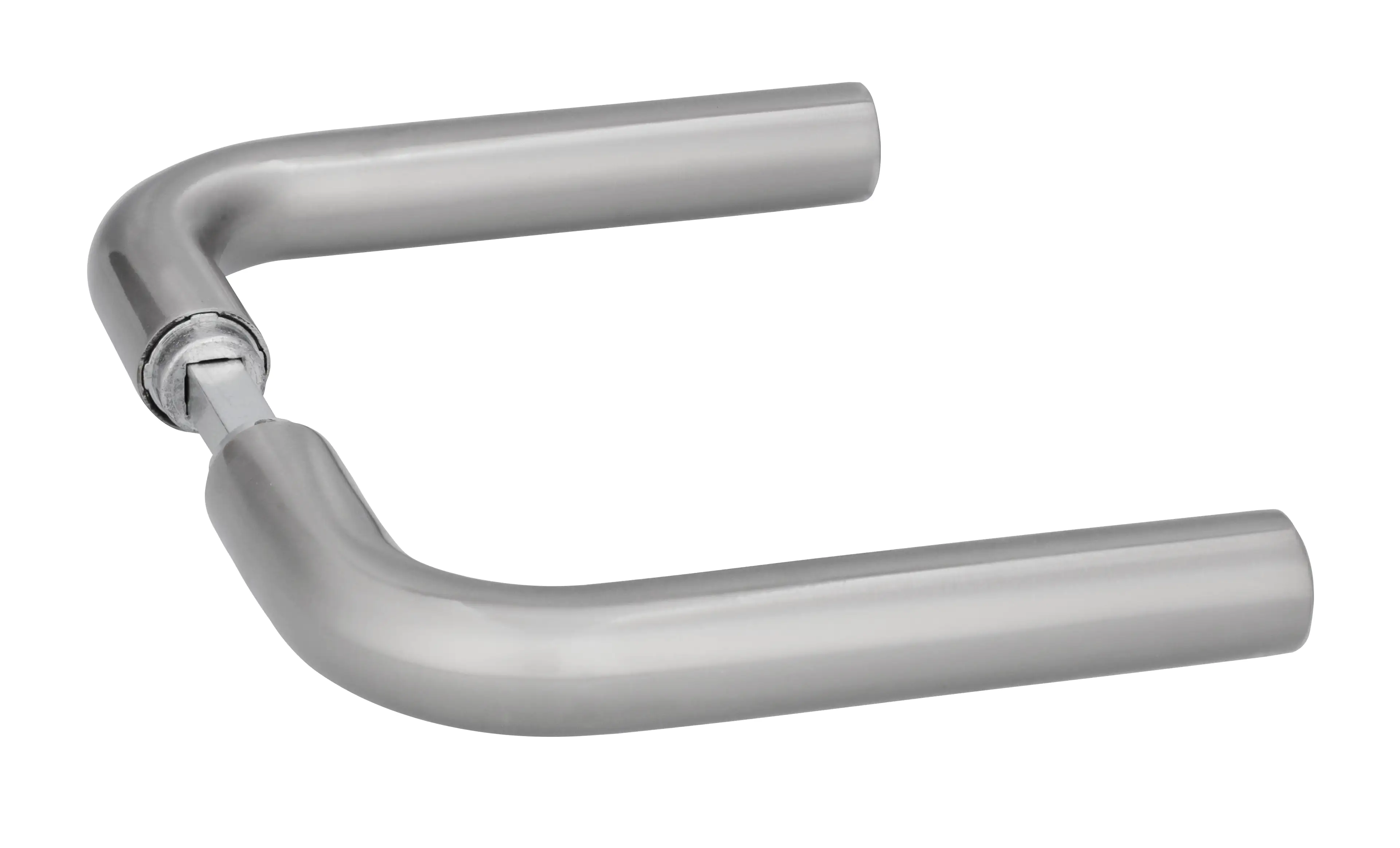 Alpertec Drückerpaar Patrik Edelstahl silber - 13,5 x 6,0 cm