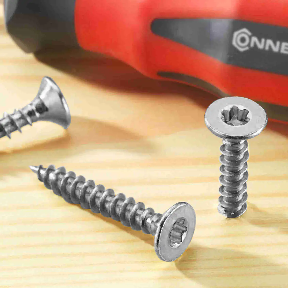 Connex Universalschrauben 4.0 x 20 mm TX 20 Senkkopf - 750 Stk. Connex Universalschrauben 4.0 x 20 mm TX 20 Senkkopf - 750 Stk.