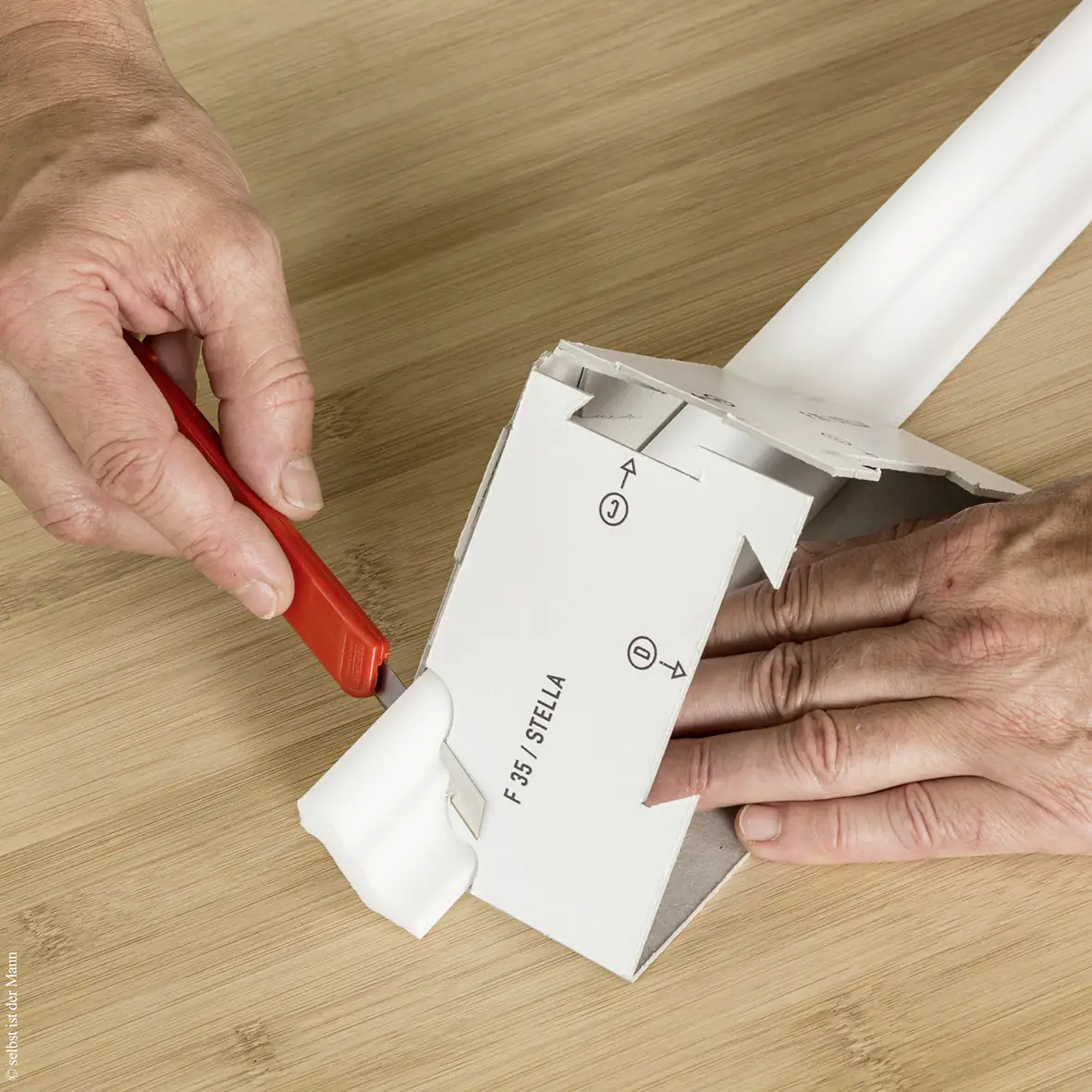 Decosa Schablone für Gehrungsschnitte