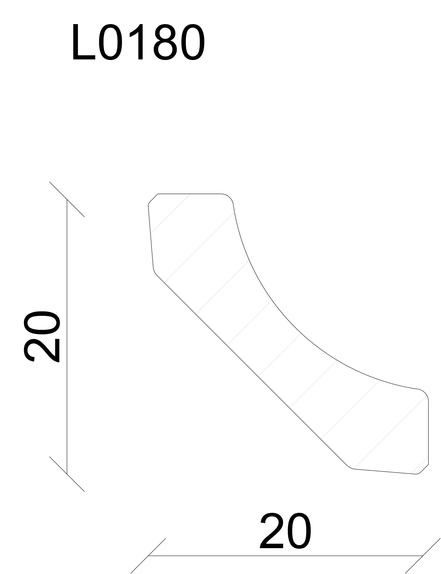 FN Neuhofer Hohlkehlleiste 240 cm 20 x 20 mm Fichte/Kiefer