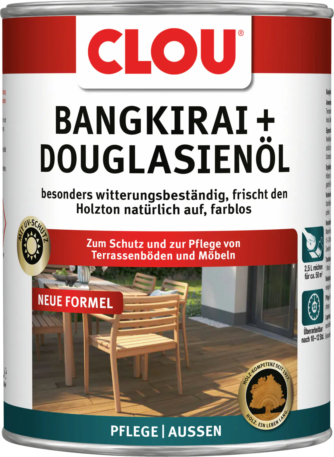 Clou Bangkirai & Douglasien ÖL 2,5 L