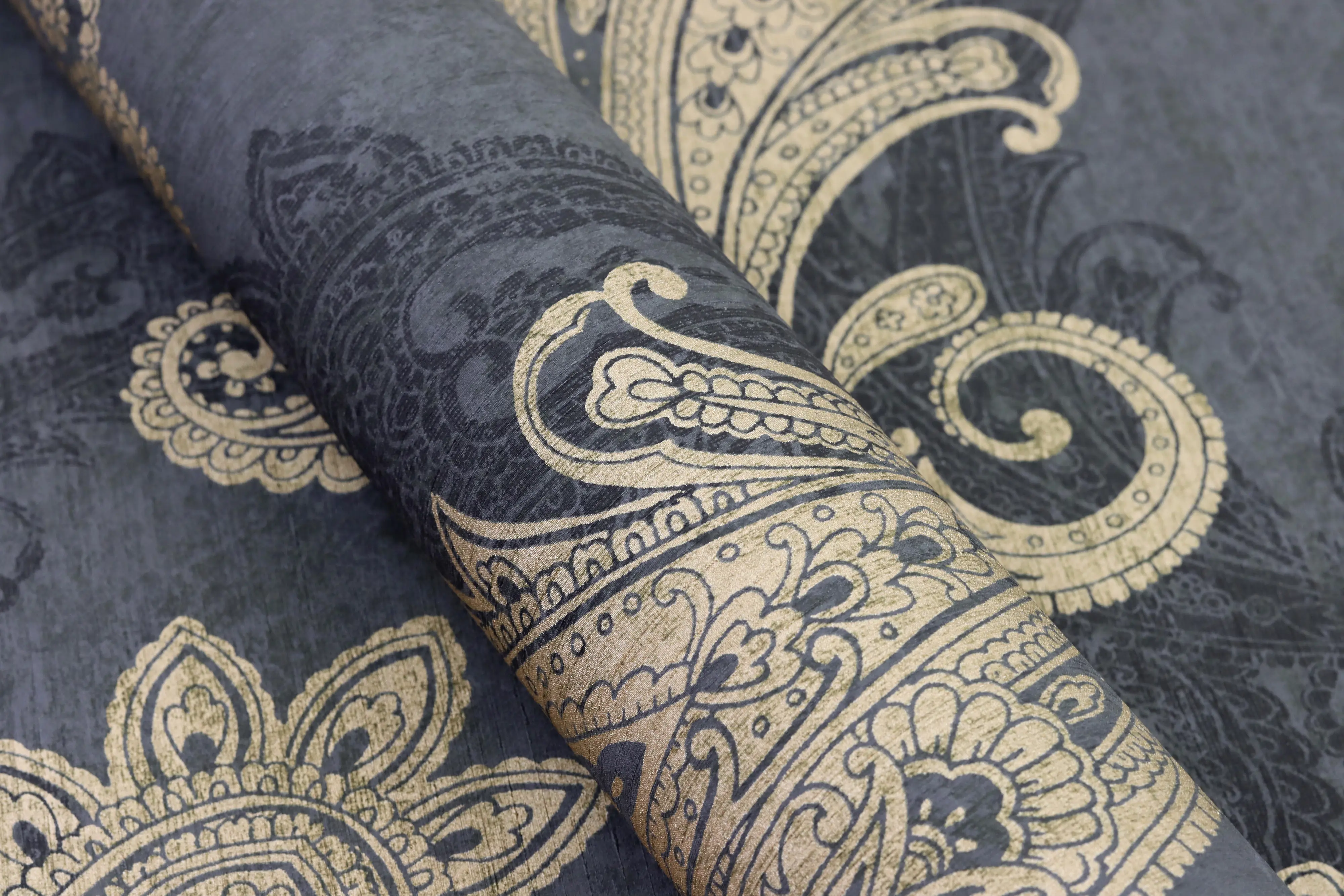 Rasch Vliestapete 746464 Schwarz-Mattschwarz Muster & Motive 10,05 m x 0,53 m