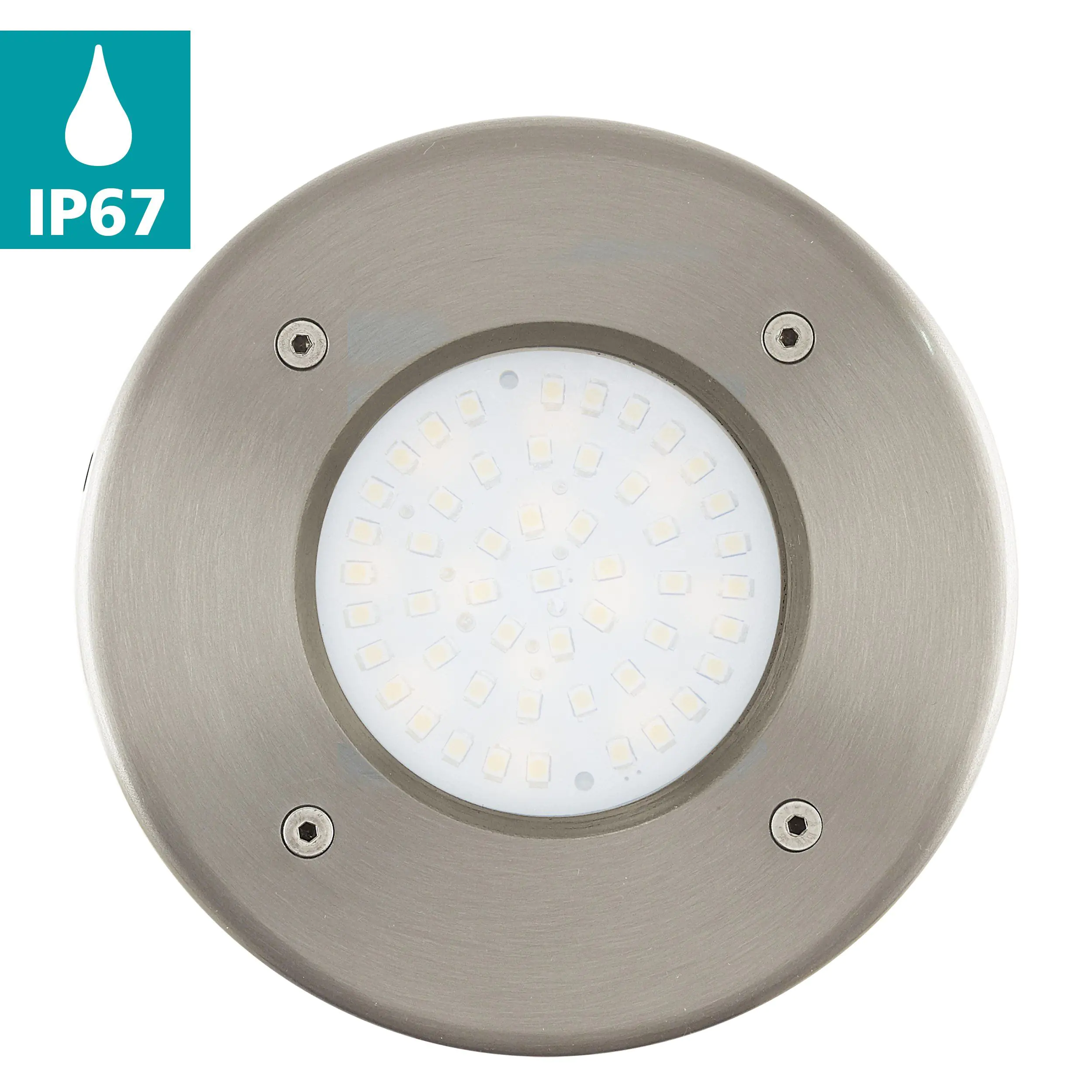 Eglo LED Außen-Einbauleuchte Lamedo Ø 10 cm warmweiß