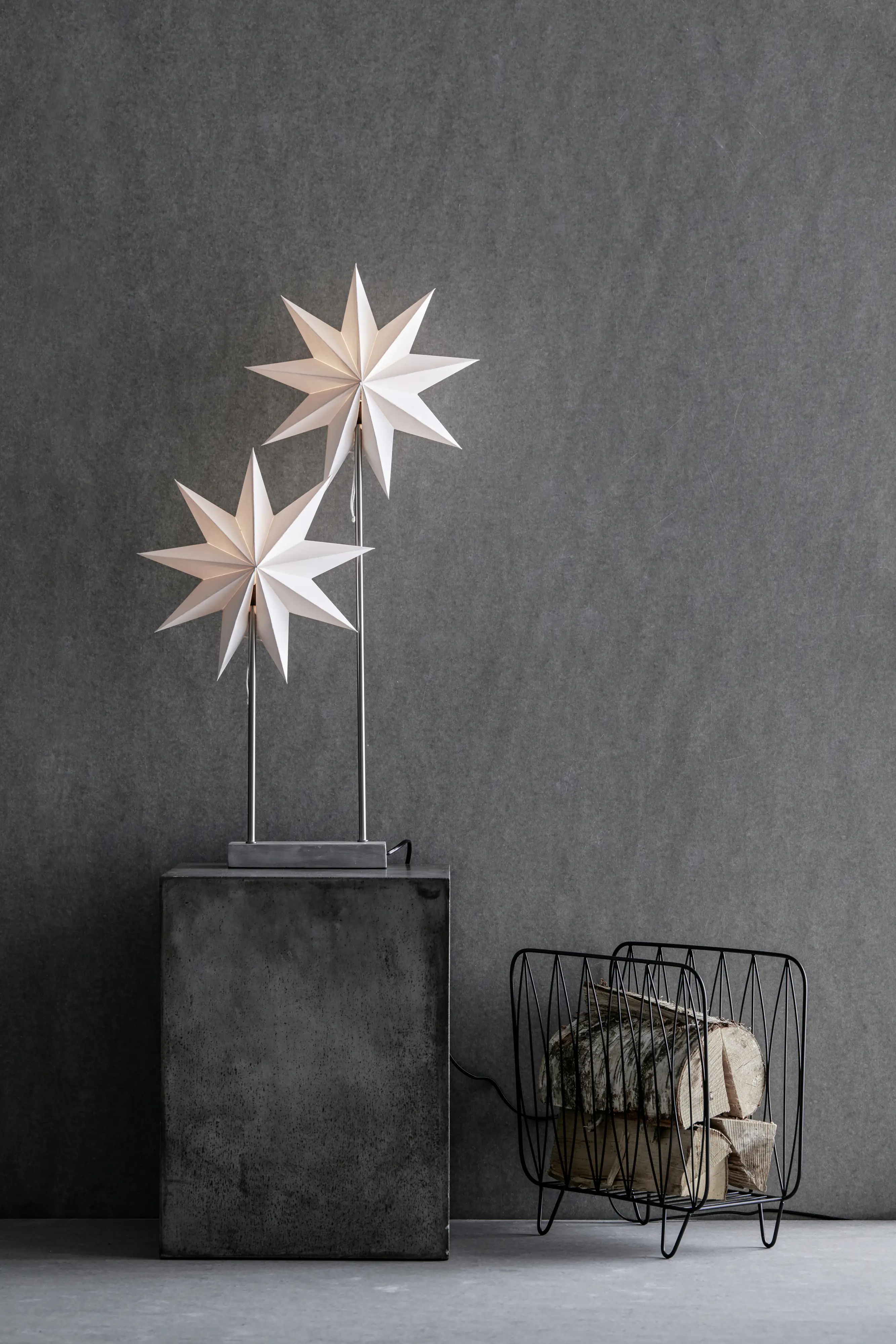 Markslöjd Tischleuchter Duva weiß, Ø 30 cm