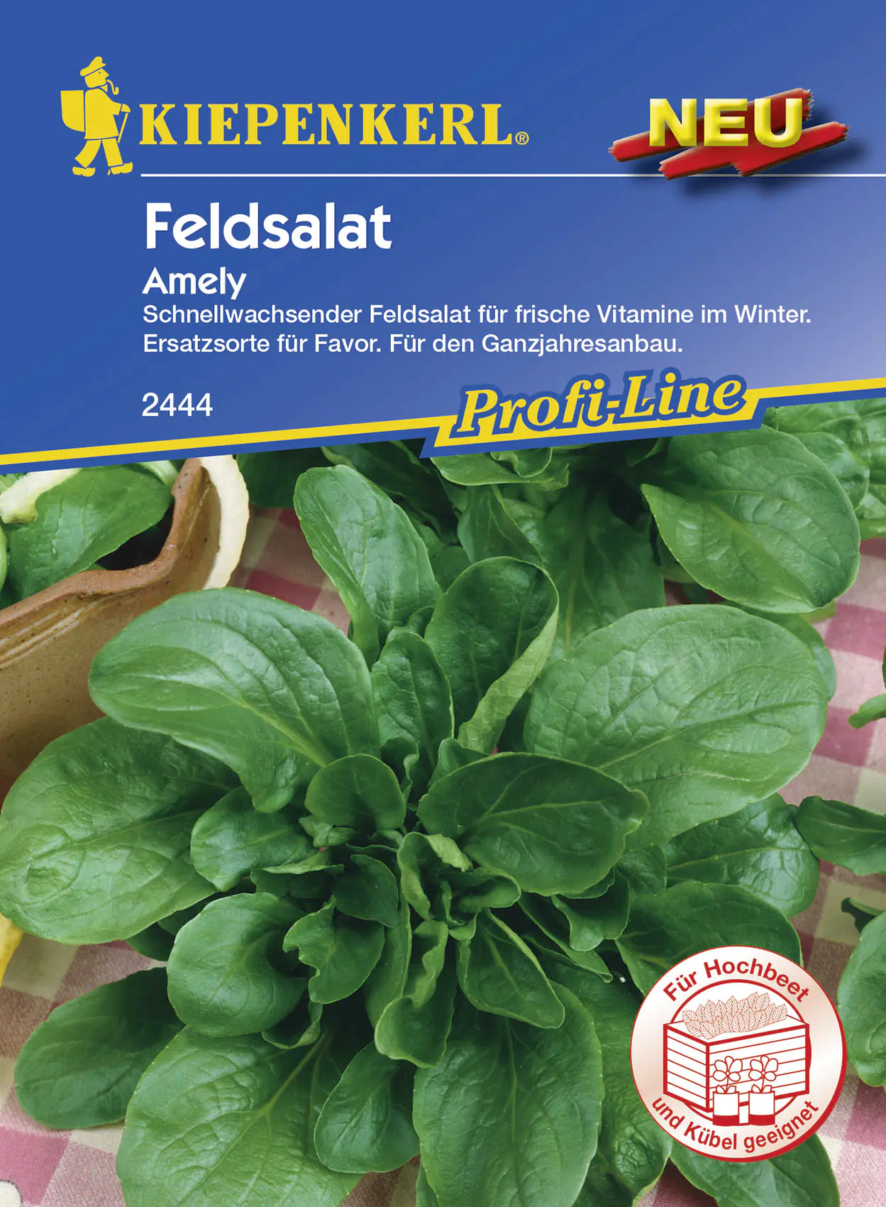 Kiepenkerl Feldsalat Amely Valerianella locusta, Inhalt: ca. 5 lfd. Meter Kiepenkerl Feldsalat Amely Valerianella locusta, Inhalt: ca. 5 lfd. Meter