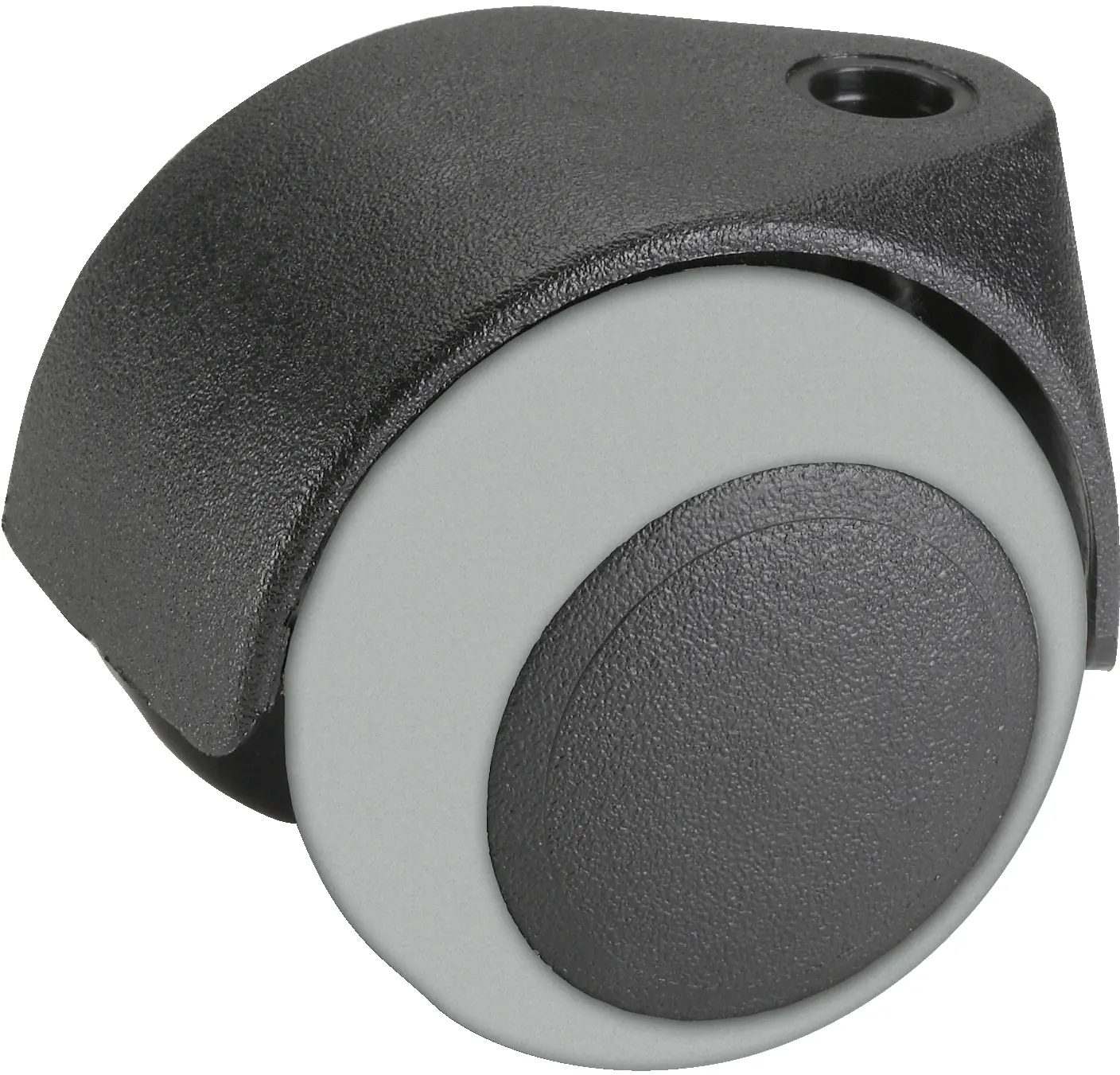 Doppelrolle Ø 40 mm für empfindliche Böden Tragkr. 30 kg