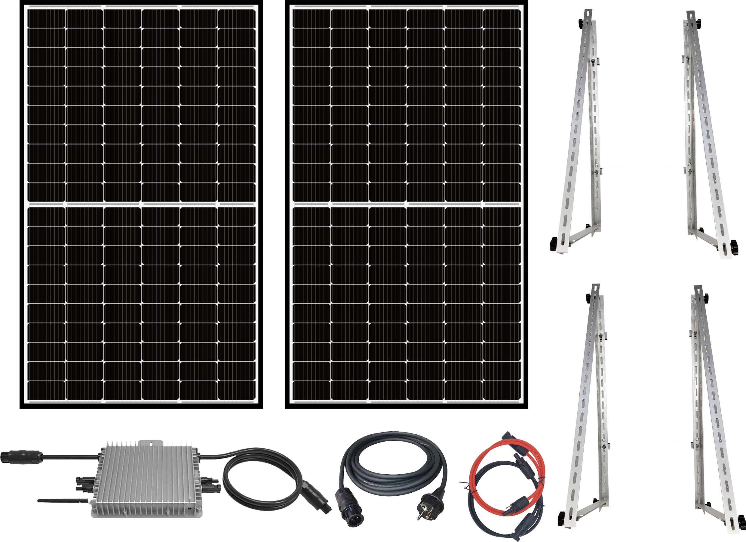 Sunlit Solar Balkonkraftwerk 600/800 Watt Aufständerung, Wifi, Wechselrichter kaufen | Globus ...