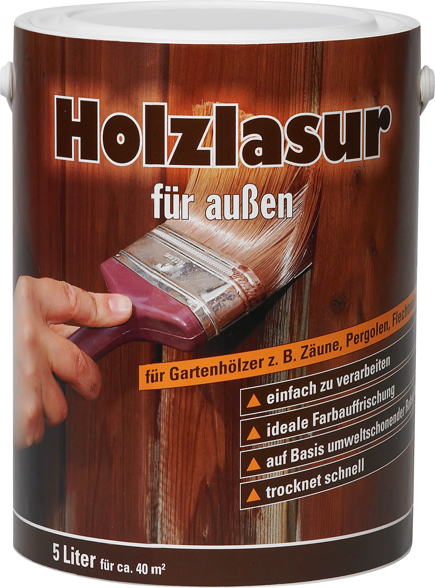 Holzschutzlasur 5 L palisander