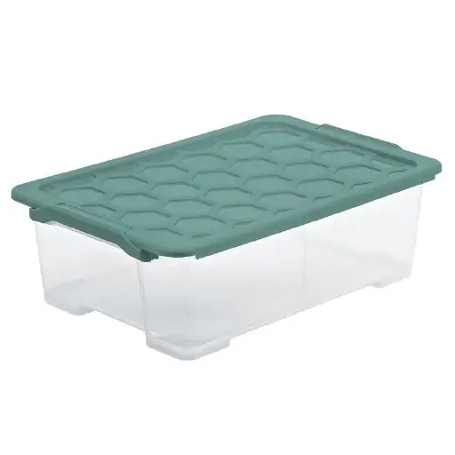 Rotho Aufbewahrungsbox EVO Safe inkl. Deckel 30 L Mistletoe grün Rotho Aufbewahrungsbox EVO Safe inkl. Deckel 30 L Mistletoe grün