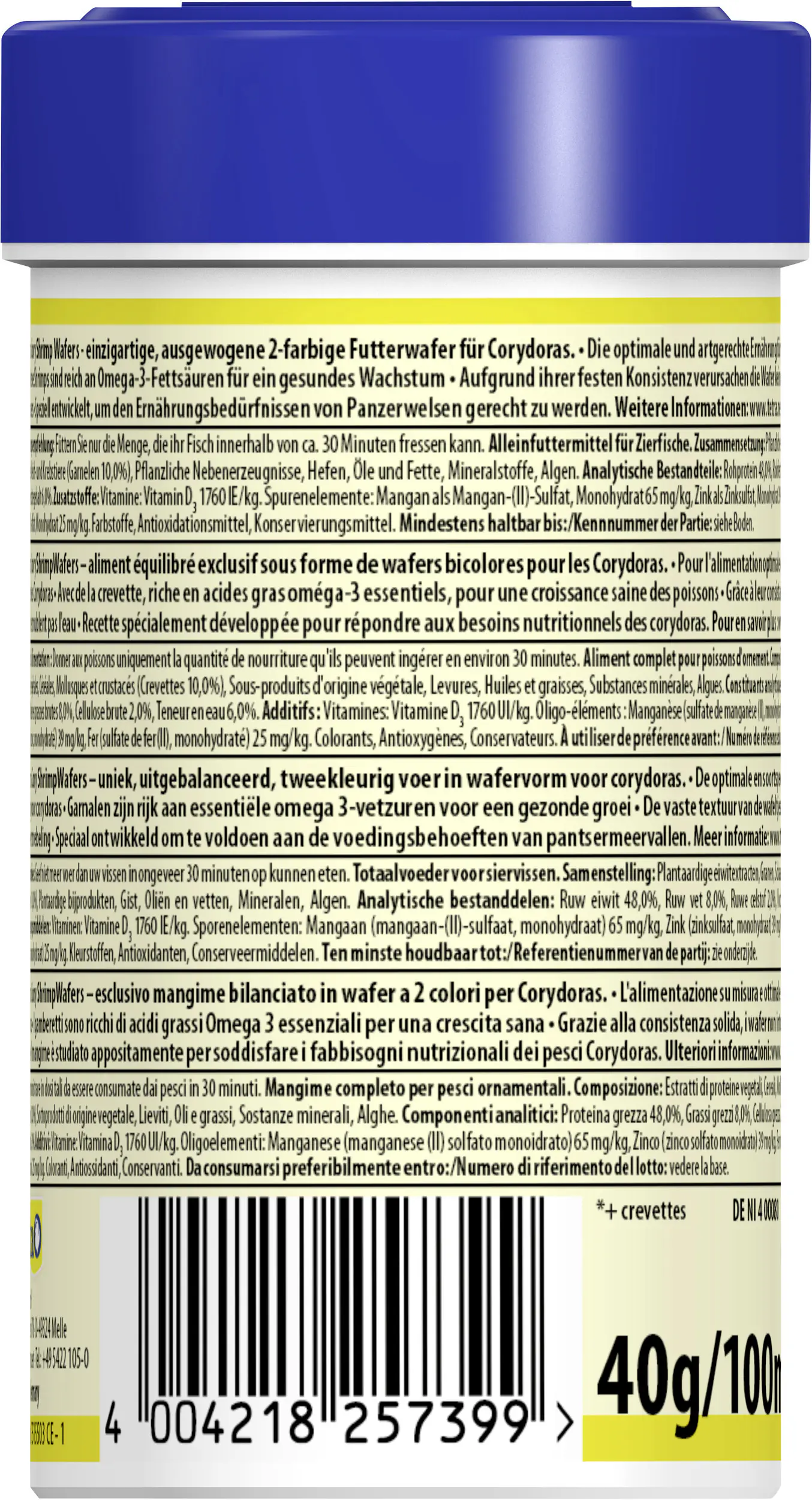 Tetra Cory Shrimp Wafers 100 ml