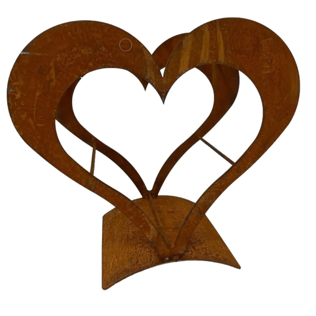 Holzhalter Herz 57 x 61 x 25 cm