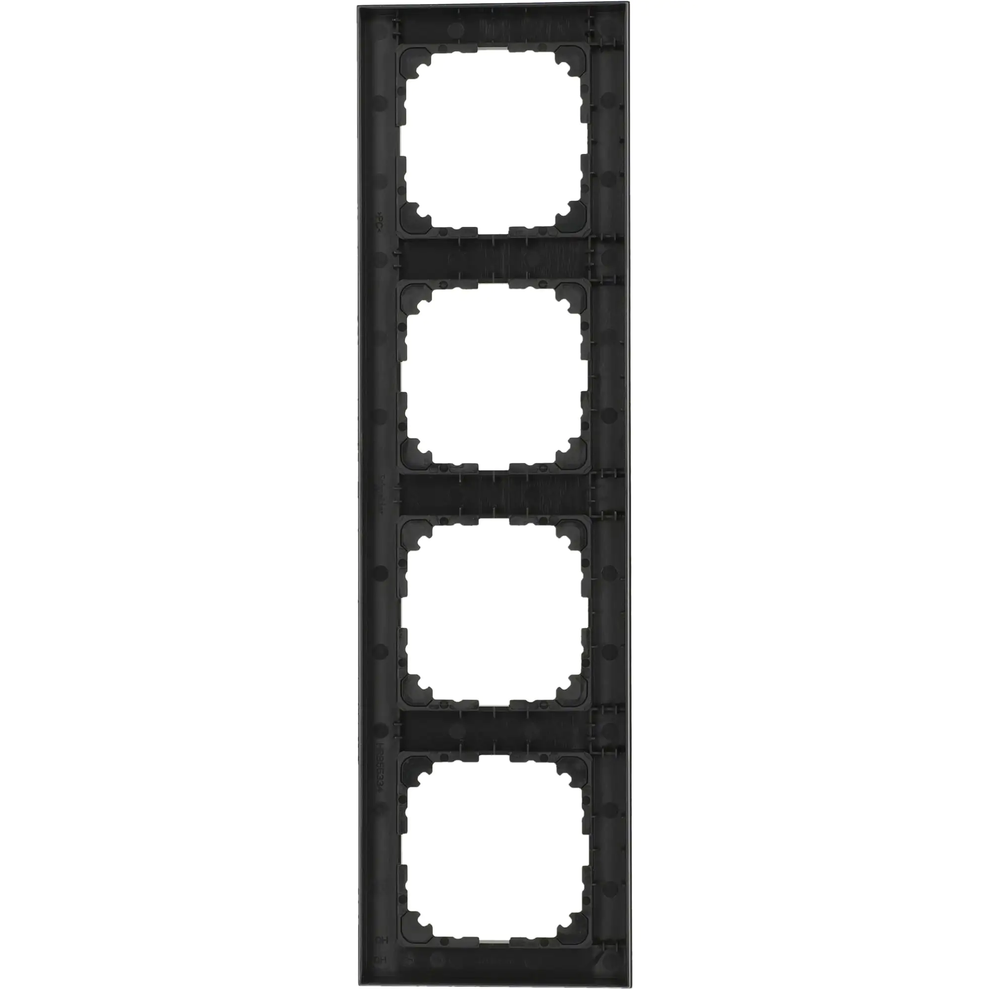 Merten Abdeckrahmen 4-fach M-Pure, anthrazit, MEG040-3614