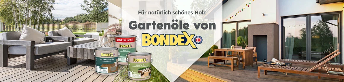 Für natürlich schönes Holz: Gartenöle von Bondex