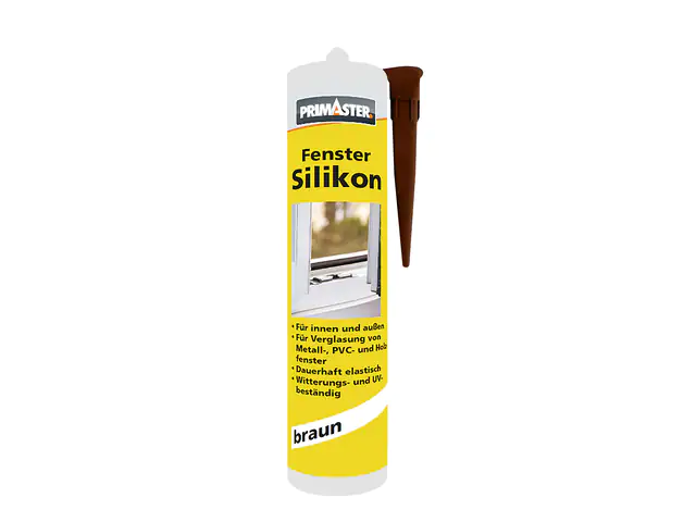 Primaster Fenster und Holz Silikon braun 300 ml