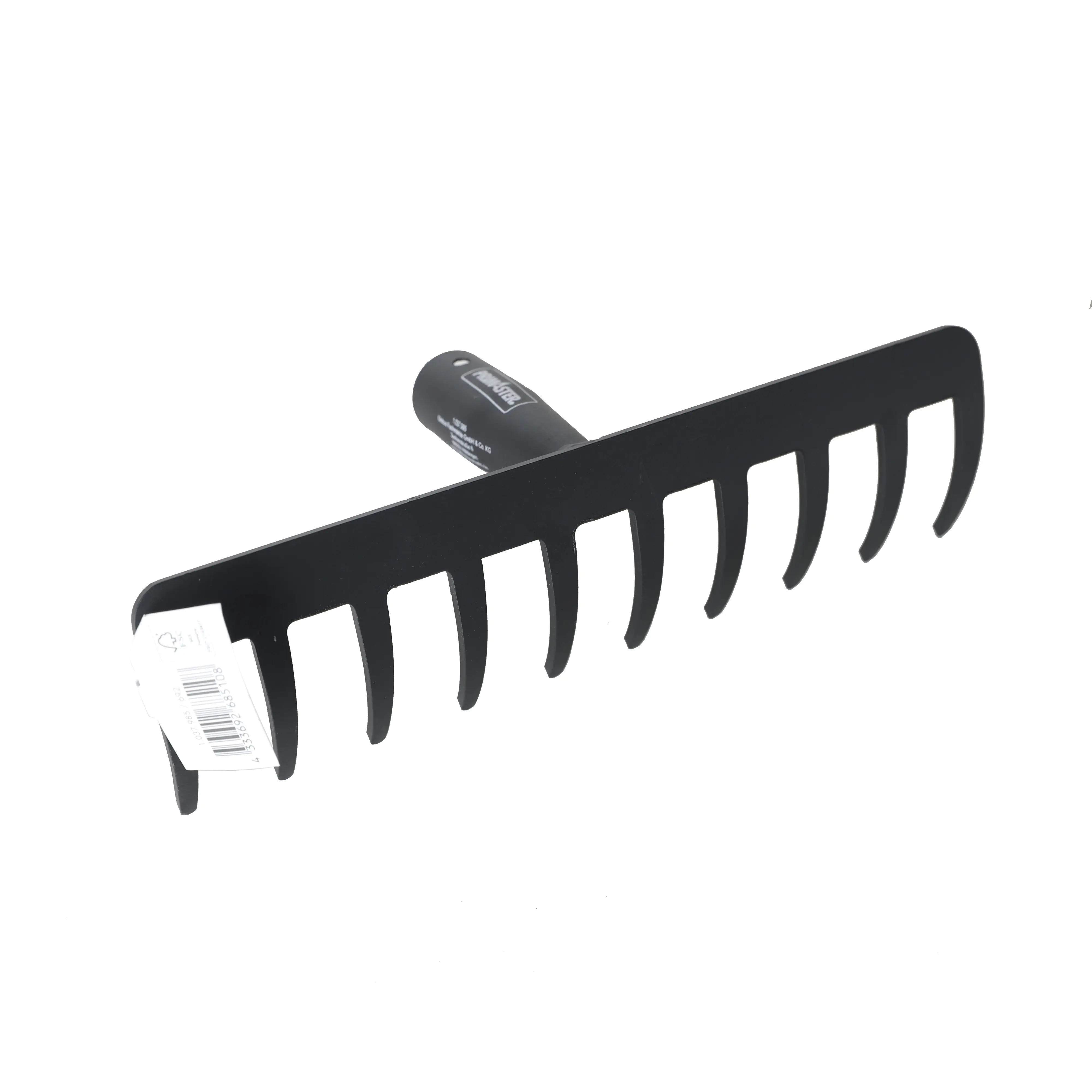 Primaster Gartenrechen 10 Zinken 25 cm Arbeitsbreite schwarz 