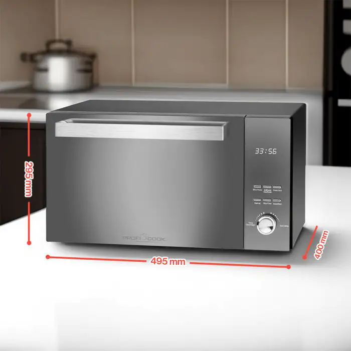 Proficook Mikrowelle PC-MWG 1204 23 l, mit Grill, Griff oben
