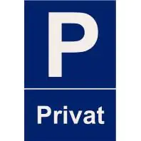Hinweisschild Parken Privat 300 x 200 mm