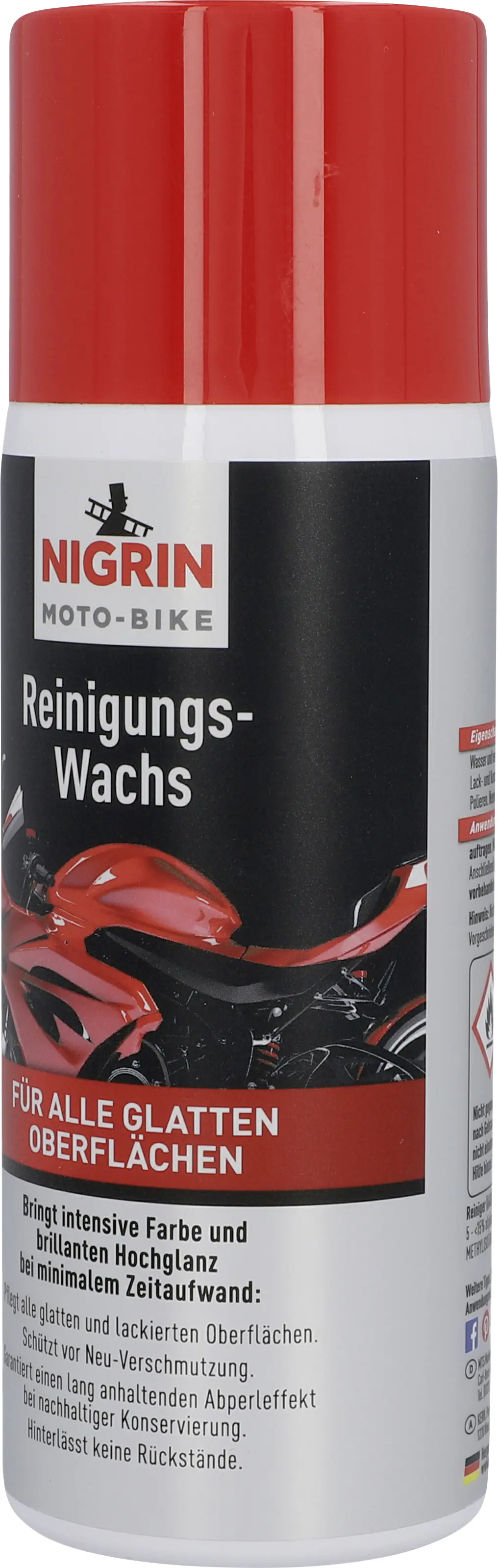 Nigrin MOTO-BIKE Reinigungs-Wachs 400ml