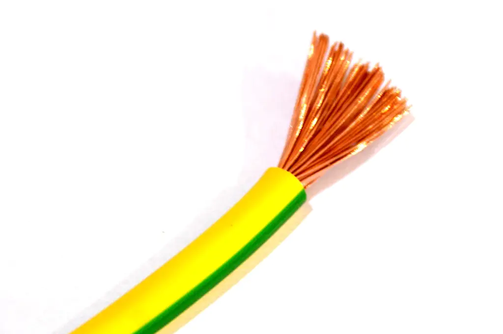 PVC-Aderleitung H07V-K 6 - 5 Meter, grün/gelb