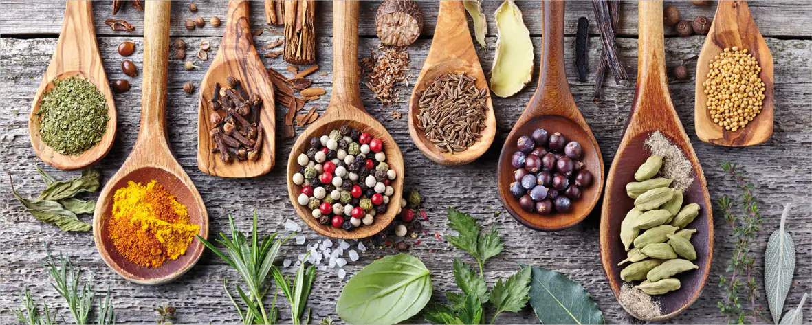 4251050554753 Deco-Glas Bild - Spice Blend 125 x 50 cm
