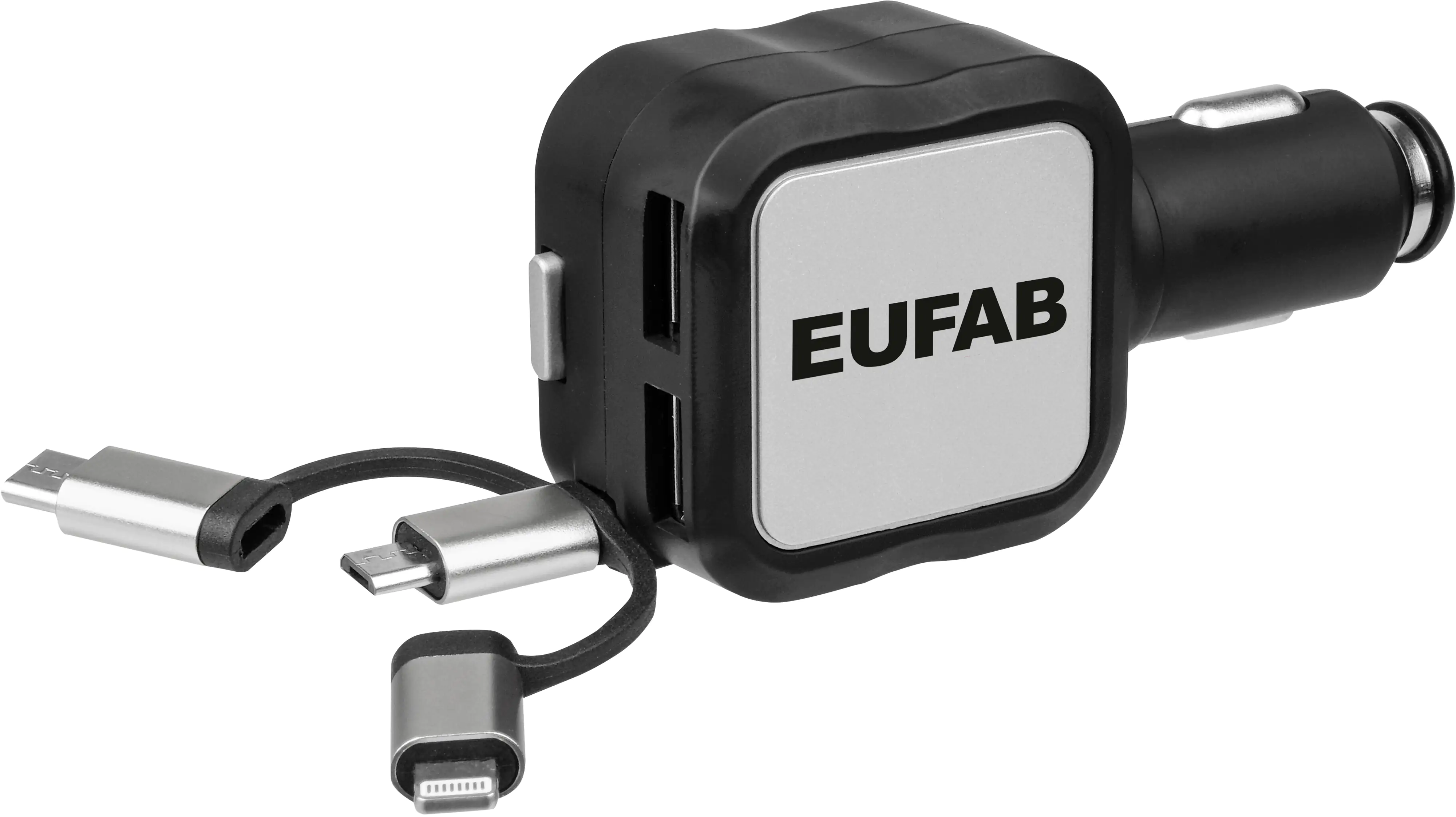 EUFAB 4in1 Universal KFZ Ladekabel 12/24V EUFAB 4in1 Universal KFZ Ladekabel 12/24V
